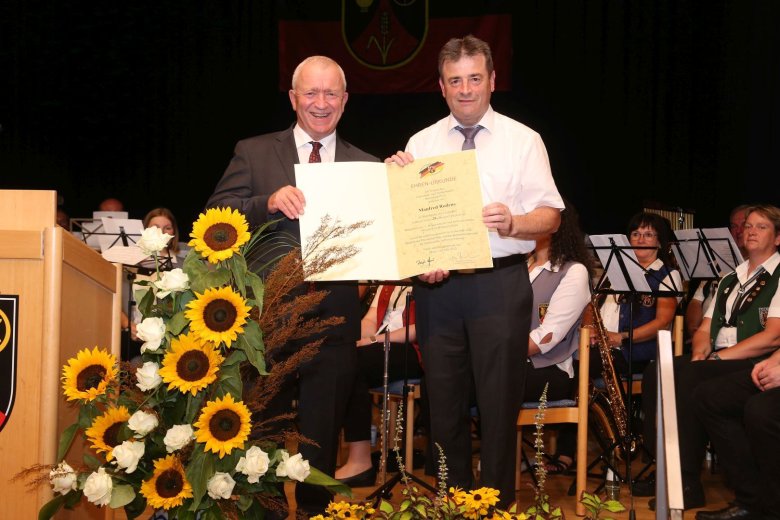 Bürgermeister Aloysius Söhngen beim Grußwort