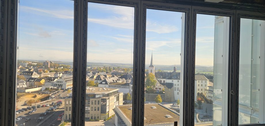 Blick aus dem Raum des Makerspace