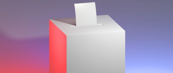 Bild einer Wahlurne